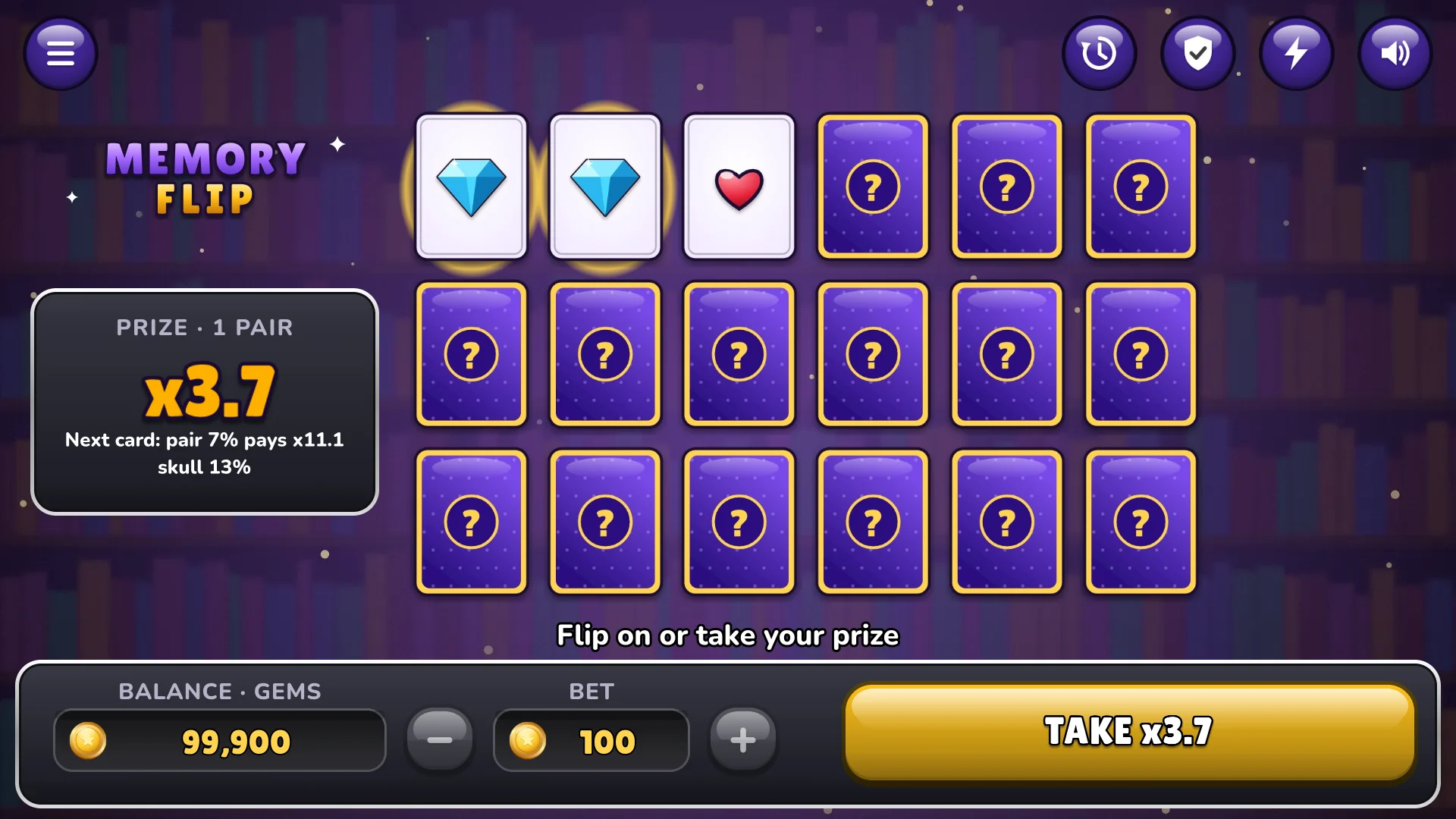 Find a pair to raise the prize